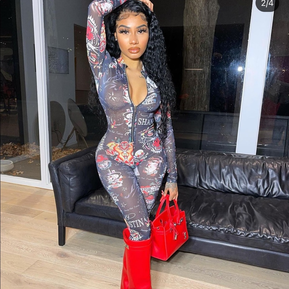 Shane Justin Tatted Up bodysuit Size:medium